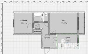 2-к квартира, на длительный срок, 51м2, 5/5 этаж