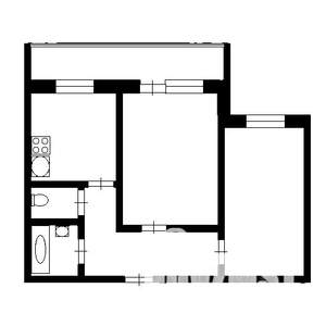 2-к квартира, на длительный срок, 51м2, 5/5 этаж