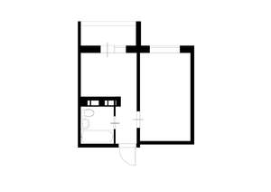 1-к квартира, на длительный срок, 36м2, 1/6 этаж