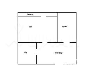 1-к квартира, на длительный срок, 30м2, 5/5 этаж