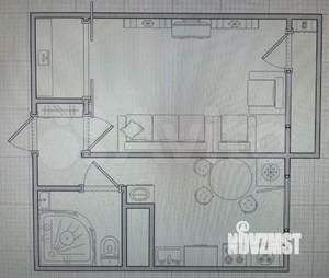 1-к квартира, на длительный срок, 34м2, 8/14 этаж