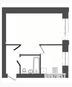 1-к квартира, на длительный срок, 30м2, 4/5 этаж