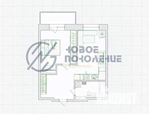 1-к квартира, на длительный срок, 45м2, 9/9 этаж