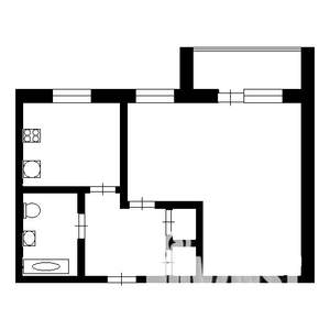 1-к квартира, на длительный срок, 36м2, 3/5 этаж