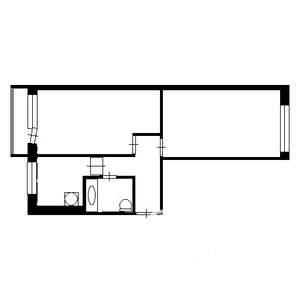 2-к квартира, на длительный срок, 50м2, 11/12 этаж