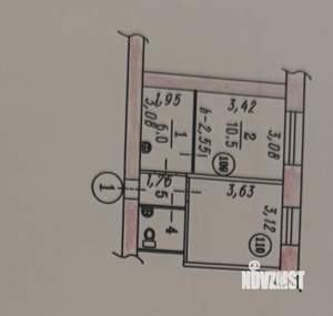 2-к квартира, на длительный срок, 32м2, 1/9 этаж