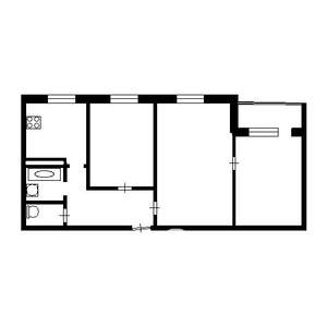 3-к квартира, на длительный срок, 54м2, 5/9 этаж
