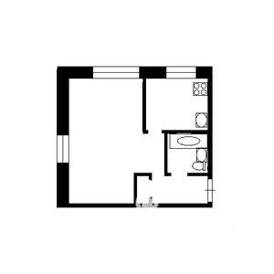 1-к квартира, на длительный срок, 30м2, 5/5 этаж