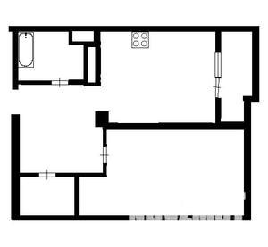 1-к квартира, на длительный срок, 44м2, 7/10 этаж