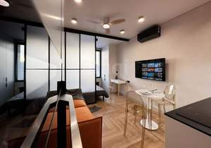 Студия квартира, на длительный срок, 25м2, 16/17 этаж