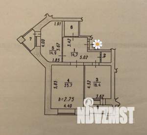 2-к квартира, на длительный срок, 82м2, 5/9 этаж