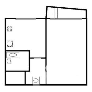 1-к квартира, на длительный срок, 39м2, 4/9 этаж