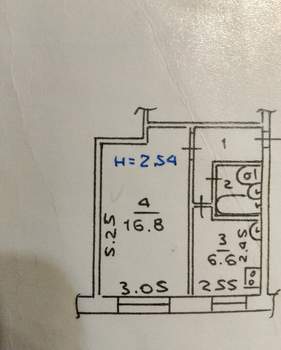 1-к квартира, на длительный срок, 31м2, 5/5 этаж
