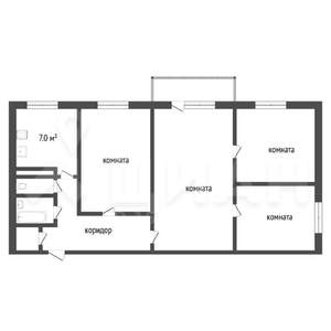 4-к квартира, на длительный срок, 75м2, 3/5 этаж