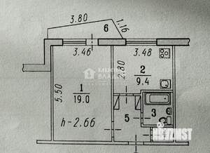 1-к квартира, на длительный срок, 37м2, 8/9 этаж
