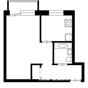 1-к квартира, на длительный срок, 34м2, 3/5 этаж