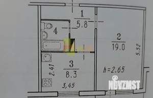 1-к квартира, на длительный срок, 37м2, 3/5 этаж