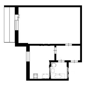1-к квартира, на длительный срок, 37м2, 4/9 этаж