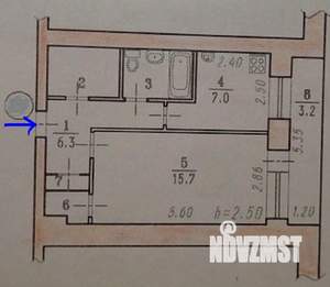 1-к квартира, на длительный срок, 37м2, 3/9 этаж