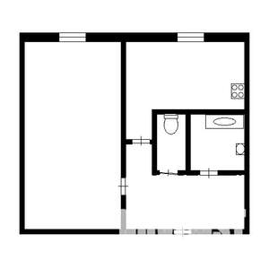 1-к квартира, на длительный срок, 30м2, 5/5 этаж