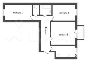 3-к квартира, на длительный срок, 76м2, 3/3 этаж