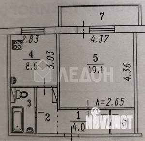 1-к квартира, на длительный срок, 40м2, 1/10 этаж