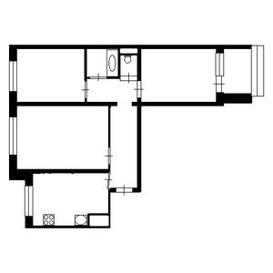 3-к квартира, на длительный срок, 65м2, 4/9 этаж
