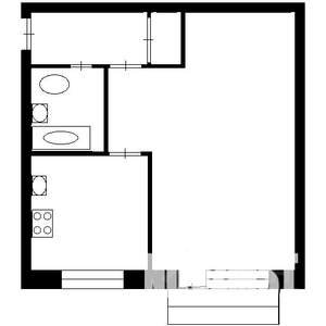 1-к квартира, на длительный срок, 31м2, 1/5 этаж