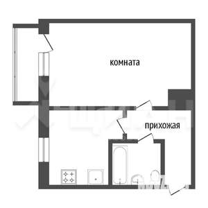 1-к квартира, на длительный срок, 36м2, 1/5 этаж