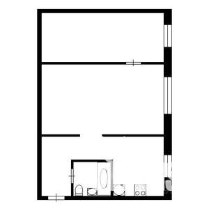 2-к квартира, на длительный срок, 45м2, 2/5 этаж