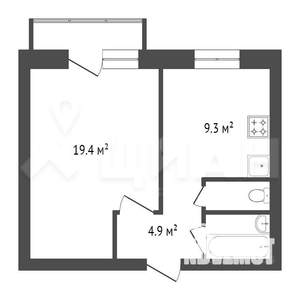 1-к квартира, на длительный срок, 39м2, 8/10 этаж