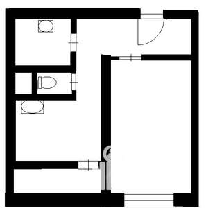 1-к квартира, на длительный срок, 30м2, 1/3 этаж