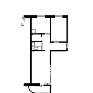 2-к квартира, на длительный срок, 50м2, 7/9 этаж