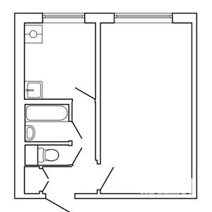 1-к квартира, посуточно, 32м2, 1/5 этаж