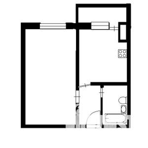 2-к квартира, на длительный срок, 52м2, 3/9 этаж