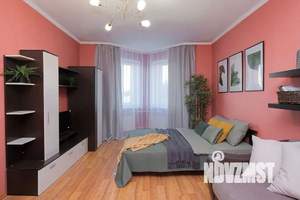 1-к квартира, посуточно, 42м2, 1/1 этаж