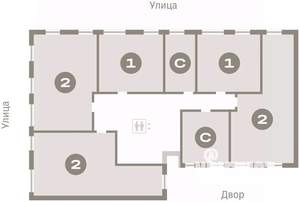 3-к квартира, вторичка, 69м2, 4/17 этаж