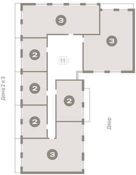 3-к квартира, вторичка, 103м2, 8/9 этаж