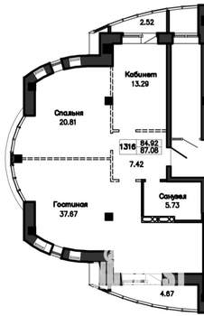 3-к квартира, вторичка, 93м2, 13/14 этаж
