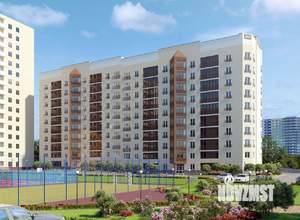 2-к квартира, строящийся дом, 56м2, 10/10 этаж