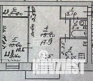 2-к квартира, вторичка, 43м2, 2/4 этаж