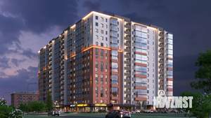 2-к квартира, строящийся дом, 52м2, 11/15 этаж