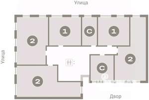 1-к квартира, вторичка, 41м2, 2/8 этаж