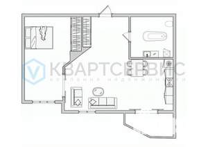 2-к квартира, вторичка, 67м2, 9/9 этаж