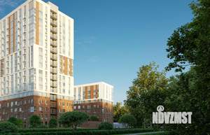 1-к квартира, строящийся дом, 47м2, 14/16 этаж