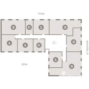 3-к квартира, вторичка, 87м2, 5/9 этаж
