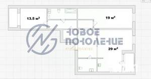 3-к квартира, вторичка, 90м2, 4/19 этаж