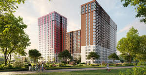 1-к квартира, строящийся дом, 35м2, 21/21 этаж