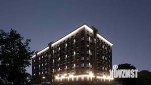 1-к квартира, строящийся дом, 38м2, 2/8 этаж