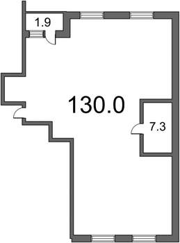 4-к квартира, сданный дом, 137м2, 7/7 этаж
